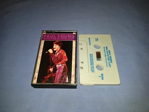 PAUL YOUNG WITH THE Q-TIPS LIVE CASSETTE TAPE ALBUM - Picture 1 of 2