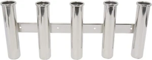 5 Tubes Boat Rod Holder Stainless Steel Boat Fishing Rod Rack for Yacht Truck RV - Picture 1 of 10