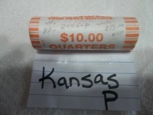 2005 Kansas P State quarter roll bank rolled uncirculated - Picture 1 of 3