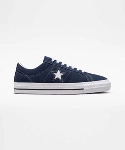 New Converse One Star Pro Classic Suede Shoes Sneakers - Navy (A04154C) - Picture 1 of 6