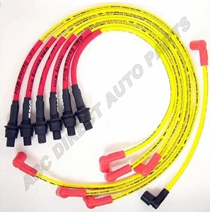 Juego de cables de bujía amarilla de 10 mm de alto rendimiento Celica 2,8L 5MGE 82-86 28113 AÑOS - Imagen 1 de 1