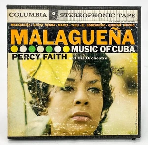 Malaguena Music of Cuba Percy Faith Reel to Reel Tape 7.5 IPS Columbia Two Track - Picture 1 of 4