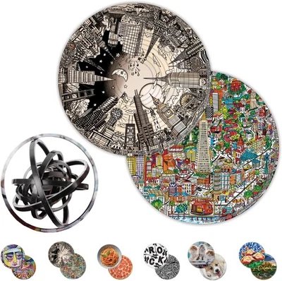 Rompecabezas giratorio - Charles Fazzino - ¡Resuelve! para aquellos...  Foto 1 de 4