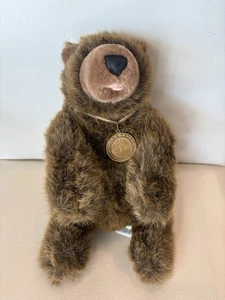 Manhattan Toy Grizzlybär 1999 Grand Teton Nationalpark Stofftier braun Vintage - Bild 1 von 13