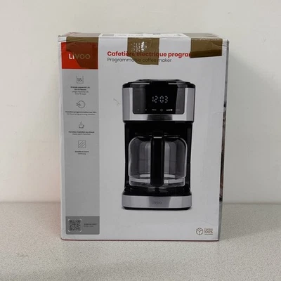 programmierbare Filterkaffeemaschine 15 Tassen 900 W schwarz GEBRAUCHT - Bild 1 von 4