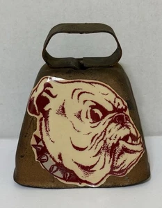 Vintage Mississippi State Bulldogs Kuhglocke mit Vintage Style BULLY Aufkleber - Bild 1 von 7