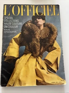 L'OFFICIEL DE LA COUTURE ET DE LA MODE DE PARIS N° 594 / 1972  Spécial Haute Cou - Picture 1 of 11