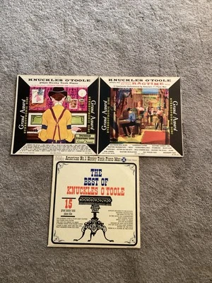 LOT OF 3 KNUCKLES O’TOOLE VINYLS, HONKY TONK PIANO - Image 1 of 4