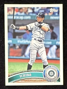 2011 Topps Checklist #385 ⚾️ HOF Ichiro Suzuki ⚾️ Seattle Mariners - Picture 1 of 6
