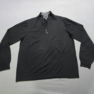 Pronto Uomo Sweater Men’s XL  Wool blend Long Sleeve 3/4 zip long sleeve - Image 1 of 4