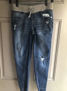 ARIZONA Skinny Jeans - 14 Regular Girls - Denim Silver Skinny Leg Dark Wash - Picture 1 of 12