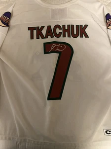 Keith Tkachuk Signed Phoenix Coyotes CCM Practice Jersey XXL St. Louis Blues - Picture 1 of 8