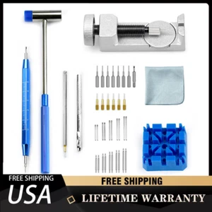 Adjustment Watch Band Strap Link Pin Remover Spring Bar Repair Resizing Kit US, - Picture 1 of 12