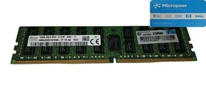 Lot 4, HP Original 16GB 2Rx4 PC4-2133P DDR4 DIMM 752369-081 | Server Memory - Picture 1 of 2