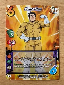 Rikido Sato (MHA-PS01 P 5/7) My Hero Academia Card Game - Picture 1 of 2