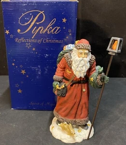 Pipka Reflections Of Christmas Star Catcher Santa Numbered 4055/9700 W Box - Picture 1 of 11