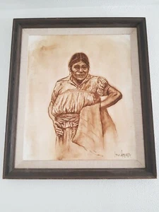 Carlo Wahlbeck Original Oil Painting Southwestern Oil "I Tell You-I" Spring 1974 - Picture 1 of 10