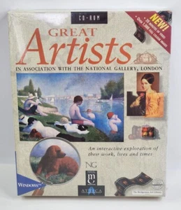 Vtg NEW 1993 CD-ROM Great Artist National Gallery London Windows Bridgeman... - Picture 1 of 6