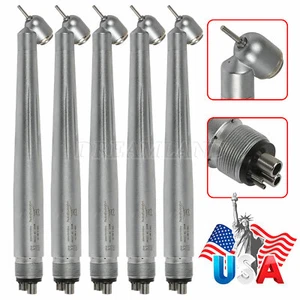 1-5 Dental 45 Grados Alta Velocidad Quirúrgica Pieza de Mano Pulsador Turbina 4H F/NSK - Imagen 1 de 8