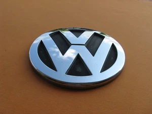 09 10 11 12 13 14 VW ROUTAN REAR TAIL GATE CHROME EMBLEM LOGO BADGE SIGN A34990 - Picture 1 of 5