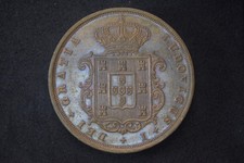 XX Reis - 1874 (4 with foot) - D. Luís I (1861-1889) - Portugal - Copper - XF