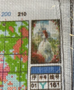 Unbranded Unopened Cross Stitch Kit Girl In Front Of Castle - Picture 1 of 3