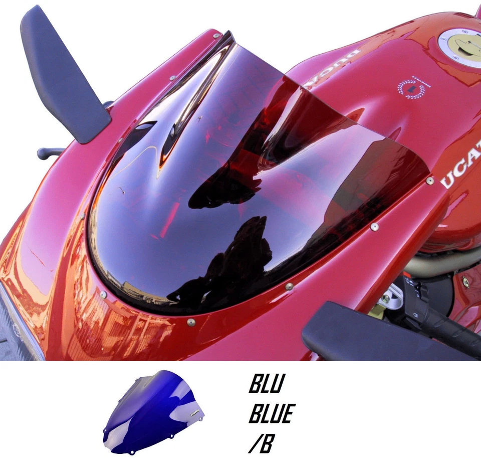 D024/B FABBRI Cupolino DOUBLE BUBBLE Blu per Ducati 748 1994 1995 1996 1997 1998 Foto 1 de 1