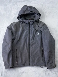 Spyder Vyrse Winterjacke Grau Herren Large Kapuze Reißverschluss Mantel - Bild 1 von 9