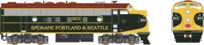 Bowser HO EMD F7A w/LokSound & DCC Spokane Portland & Seattle #803 ITEM #24583 - Image 1 of 2
