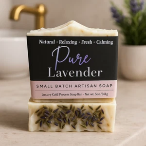 Pure Lavender Soap - Picture 1 of 18