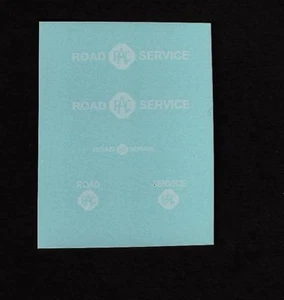 DINKY 273 RAC PATROL MINI VAN TRANSFERS/DECALS - Picture 1 of 1