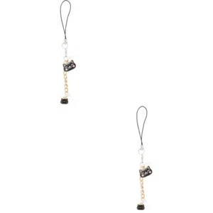 2 Pieces Dust Plug Pendant Girl Charging Port Phone Charms Protection Cover for - Zdjęcie 1 z 12