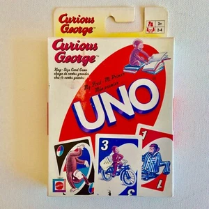 UNO Curious George - My First King Size Kartenspiel Neu Sealed Mattel 2005  - Bild 1 von 10