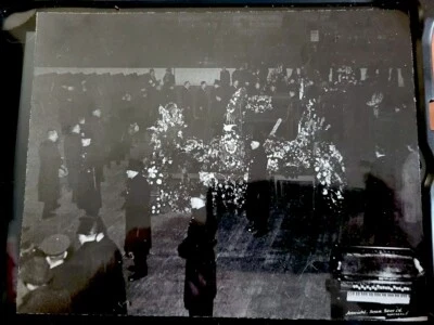 HOWIE MORENZ FUNERAL PHOTO NHL HOCKEY LEGEND MONTREAL FORUM CANADIENS QUEBEC AHL - Image 1 of 4