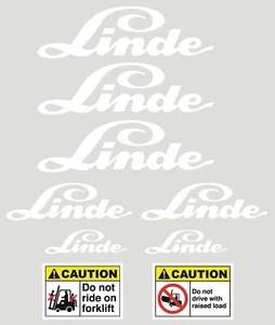 Decal Sticker set for LINDE Forklift - Picture 1 of 1