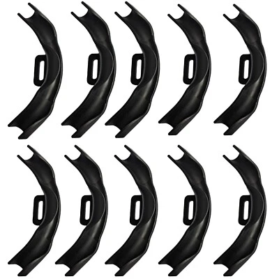 HOMEWORK88 10) 3/8"- 1/2" PEX TUBING BEND SUPPORTS W NAIL TAB HEAVY DUTY REINFORCED PLASTIC