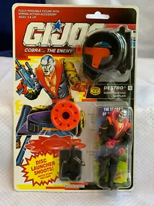Hasbro G.I. 1991 Figura de acción Joe DESTRO Cobra Enemy en paquete blister sellado - Imagen 1 de 24