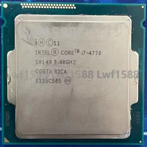 Intel Core i7-4770 4-core 8-thread 3.40GHz LGA1150 CPU processor i7-4770 - Picture 1 of 1