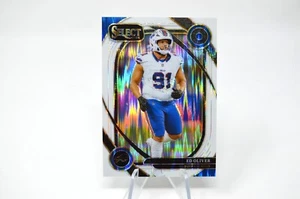 2024 Select Ed Oliver White Prizm Club Level /199 Buffalo Bills - Bild 1 von 2