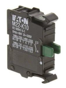 Kontaktblock bündig M22-K10, 1NO, SCHRAUBE, 216376, Eaton/Moeller - Bild 1 von 2