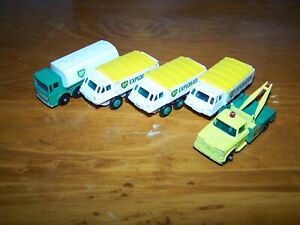 Matchbox Lesney BP lot 3 Alvis Eromatic and Tow truck  1960s 1:64