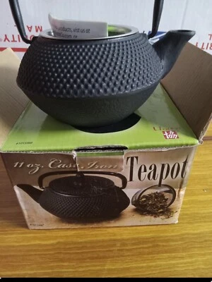  UNITY Tetsubin 11 Oz Teapot MATTE  BLACK CAST IRON 11oz BRAND NEW IN BOX - Image 1 of 4