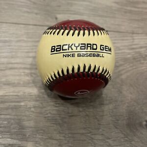 NIKE Backyard Gem Baseball Maroon NBG 9IN. 5OZ. Base Ball Toy Collectable