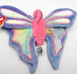 Ty Beanie Babies Flitter the Butterfly 1999 Mint Condition Retired RARE Pellets - Picture 1 of 4