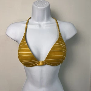 Lululemon Tiefsee Schwimmen Bikini Oberteil Senf/Gelb Größe 6 - Bild 1 von 5