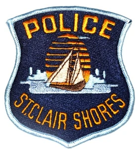 Parche de policía ST CLAIR SHORES MICHIGAN MI AMANECER VELERO HORIZONTE - Imagen 1 de 1