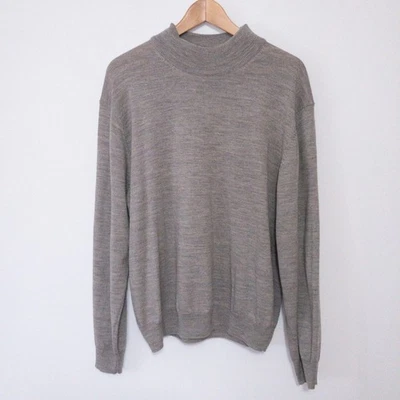 Suéter Club Room Para Hombre XL Beige Arena 100% Lana Merino Lujo Comodidad Nuevo Con Etiquetas Foto 1 de 4