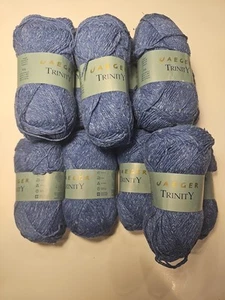 Jaeger Trinity 12x 50g Skein Shade 438 Lot 2711 Same Lot Yarn - Picture 1 of 2