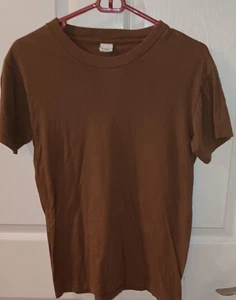 Vintage 1970's-1980's Military Tee-Shirt Single Stitch Size Medium 38-40 - Picture 1 of 4