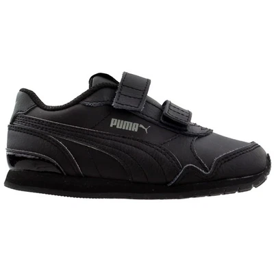 Zapatillas informales negras PUMA St Runner V2 Ac sin cordones para bebés niños 366961-01 Foto 1 de 4